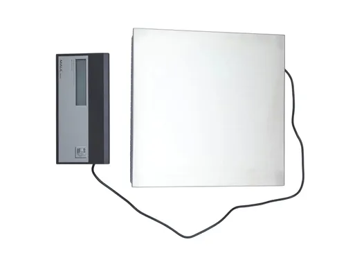 Pakketweger MAULparcel, apart display, 50kg RVS plateau