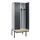 locker met bank,voor scheiding van kleding,HxBxD 2120x800x815mm,2vak