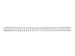 Peigne métallique GBC 9,5mm 34 anneaux A4 argent 100 pièces