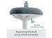 Ergo actieve zit/sta kruk met comfortzitting en gasveer 57-82cm grijs