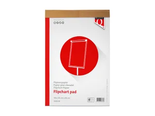 Flipoverpapier 65x98cm Blanco/ruit 80 Gram Fsc - 1