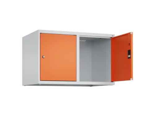 opzetkast,v. locker,2vak.,vak B 400mm,HxBxD 500x800x500mm,vleugeldeur