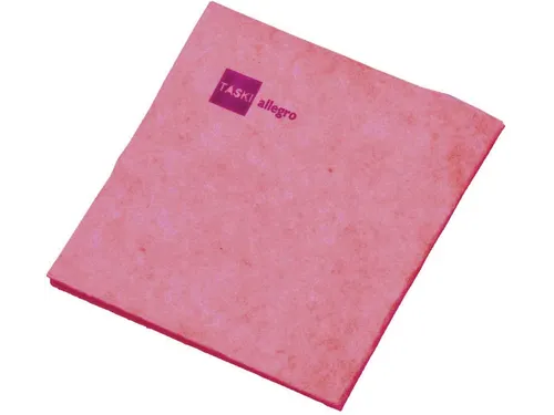 Allegro reinigingsdoek rood 38x40cm, pak van 25 stuks