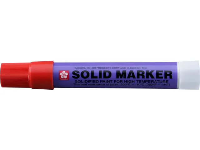 merkstift Solid Marker rood brede punt
