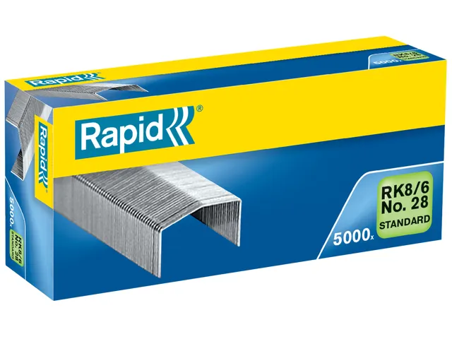 Nieten Rapid RK8 (B8) gegalvaniseerd standaard 5000 stuks
