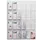 wandfolderhouder HxBxD 1045x766x51mm v. 24xDIN lang transparant