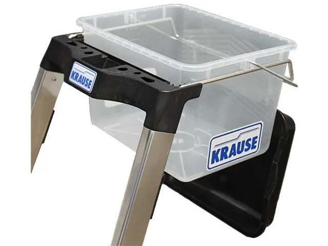 Emmer,V. Trapladder,8L,Kunststof,Transparant