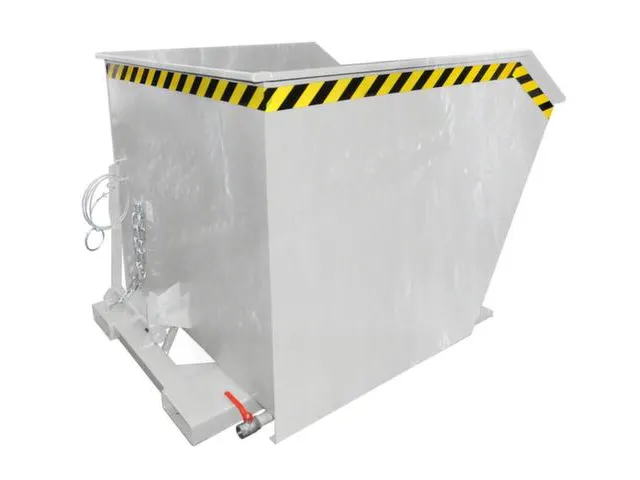 bennes basculantes pour copeaux HxLxl 780x1640x1280mm 1m³ force 1500k