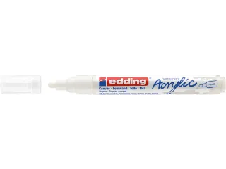 Acrylmarker edding e-5100 medium verkeerswit - 2