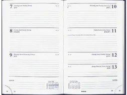 Agenda 2027 Brepols Saturnus Lima 7dagen/2pagina's blauw