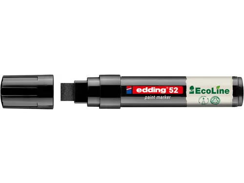 Paintmarker edding 52 EcoLine op waterbasis 4-15mm zwart