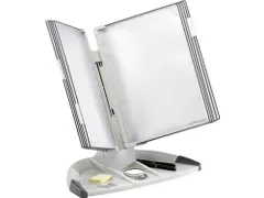 Zichtpanelensysteem Tarifold Bureauset A4 Design Grijs met 10 tassen