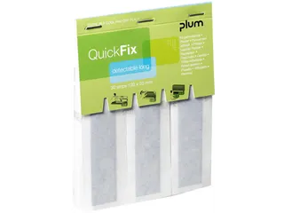 Plum QuickFix pleisterdispenser Navulling 30 Detectie pleisters Blauw - 1