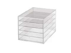 Acryl ladenblok DIN A4 5 laden Transparant