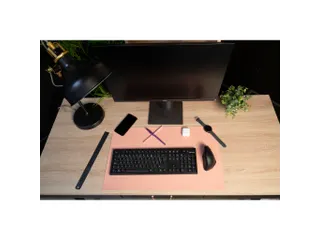 Onderlegger PU 35x60cm nude/grijs - 6