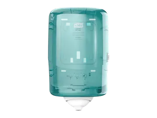 Tork 473167 Reflex Mini Centerfeed Dispenser Wit/Turquoise M3 - 4