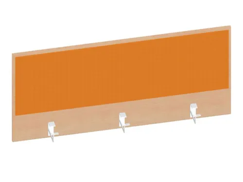 baliepaneel,v. bureau,aanbouw achter,B 1200mm,NE-esdoorn,BN3005-geel