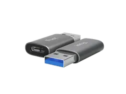 Calyx USB-A-naar-USB-C-adapter 2 Stuks Grijs
