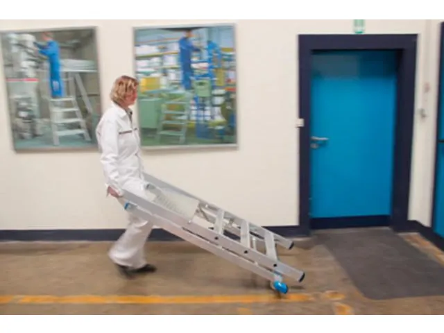 steiger,4trede(n),bordes H 950mm,aluminium