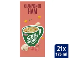 Cup-A-Soup Champignon/Ham 175ml 21 Pakjes