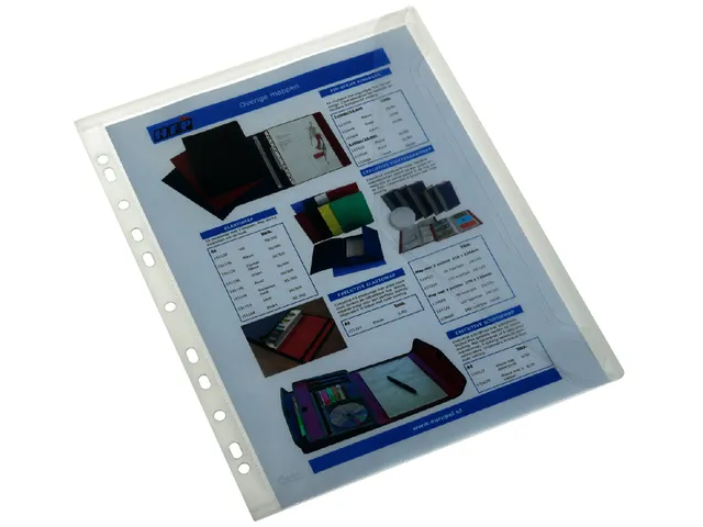 Enveloptas HF2 A4 240x310mm 11-gaats PP transparant wit