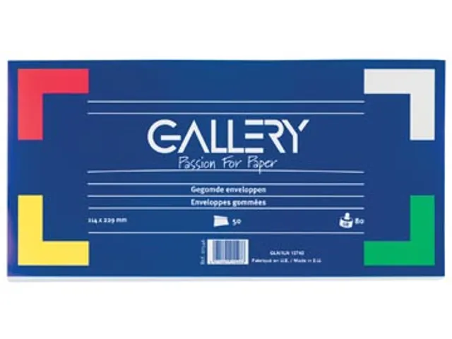 Gallery Envelop Wit 114x229 Gegomd