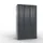 lockerkast cil.slot 1950x1150x540mm 3x5 vakken RAL7021 front RAL7021