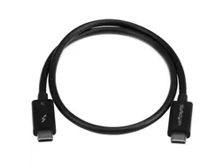 0.5 Meter Thunderbolt 3 (40gbps) Usb-c Kabel Zwart