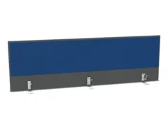opzetpaneel bureau aanbouw achter MS-donkergrijs BN6016-blauw 1800mm
