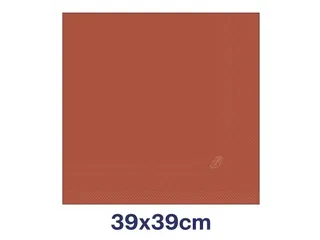 Tork 477601 Soft Dinnerservet Advanced Terracotta 39x39cm - 3