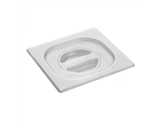 Caterchef Deksel 1/6 GN polycarbonaat Transparant