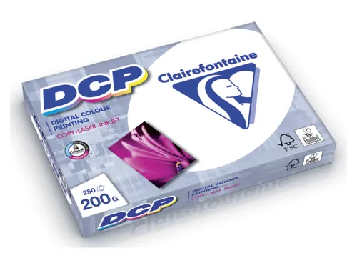 Laserpapier Clairefontaine DCP A4 200gr wit 250vel