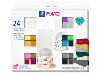 Klei Fimo effect colour pak à 24 kleuren - 1