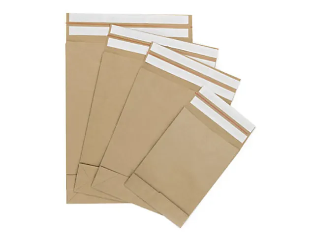 Sendbag verzendverpakking IEZZY 38/42 x 44 + 9,5cm bruin 200 stuks