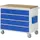 gereedschapswagen 975x1145x650mm beukblad 450kg 4 laden RAL5010