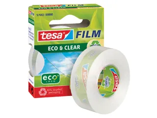 Plakband Tesa 57043 eco&clear 19mmx33m - 2