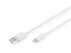 USB-A naar lightning MFI C89 2M data- en oplaadkabel wit 5V 2,4A