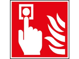 Brandbeveiligingsbord,Brandmelder,Wandbord,Aluminium,Lang Nalichtend