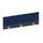 baliepaneel bureau aanbouw achter NV bruin hickory BN6016-blauw 1400mm