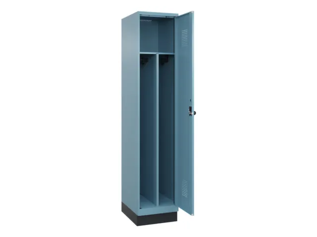 locker voor scheiding van kleding,HxBxD 1950x400x500mm,1vak