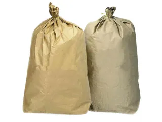 Papieren Afvalzak 120 Liter 75g/m 70x95cm Bruin - 1