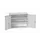 universele kast,HxBxD 900x1300x550mm,2xStalen bodem,draaigrendelslot