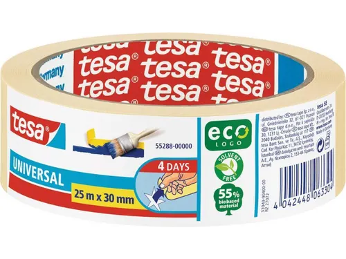 Afplaktape tesa Economy 30mmx25m geel