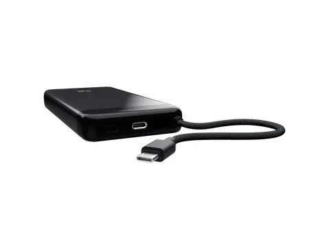 Powerbank Trust Fiera 20.000 met kabel 2 USB-poorten zwart