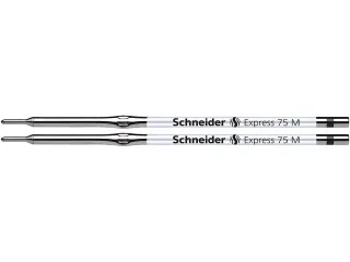 Balpenvulling Schneider Express 75 M 2 stuks op blister zwart - 2