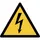 Pictogram bordje Djois Waarschuwing: elektrische spanning geel