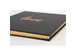 Livre d'or 140 pages tranche or - Format 21x19cm - LOVE Blanc - Noir