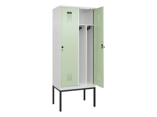 locker voor scheiding van kleding,HxBxD 2120x800x500mm,2vak