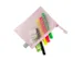 Pochette zip Foldersys EVA A6 rose pastel