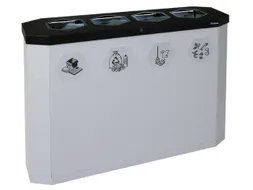 afvalverzamelstation,4x45l,HxBxD 830x1200x355mm,4opening(en)